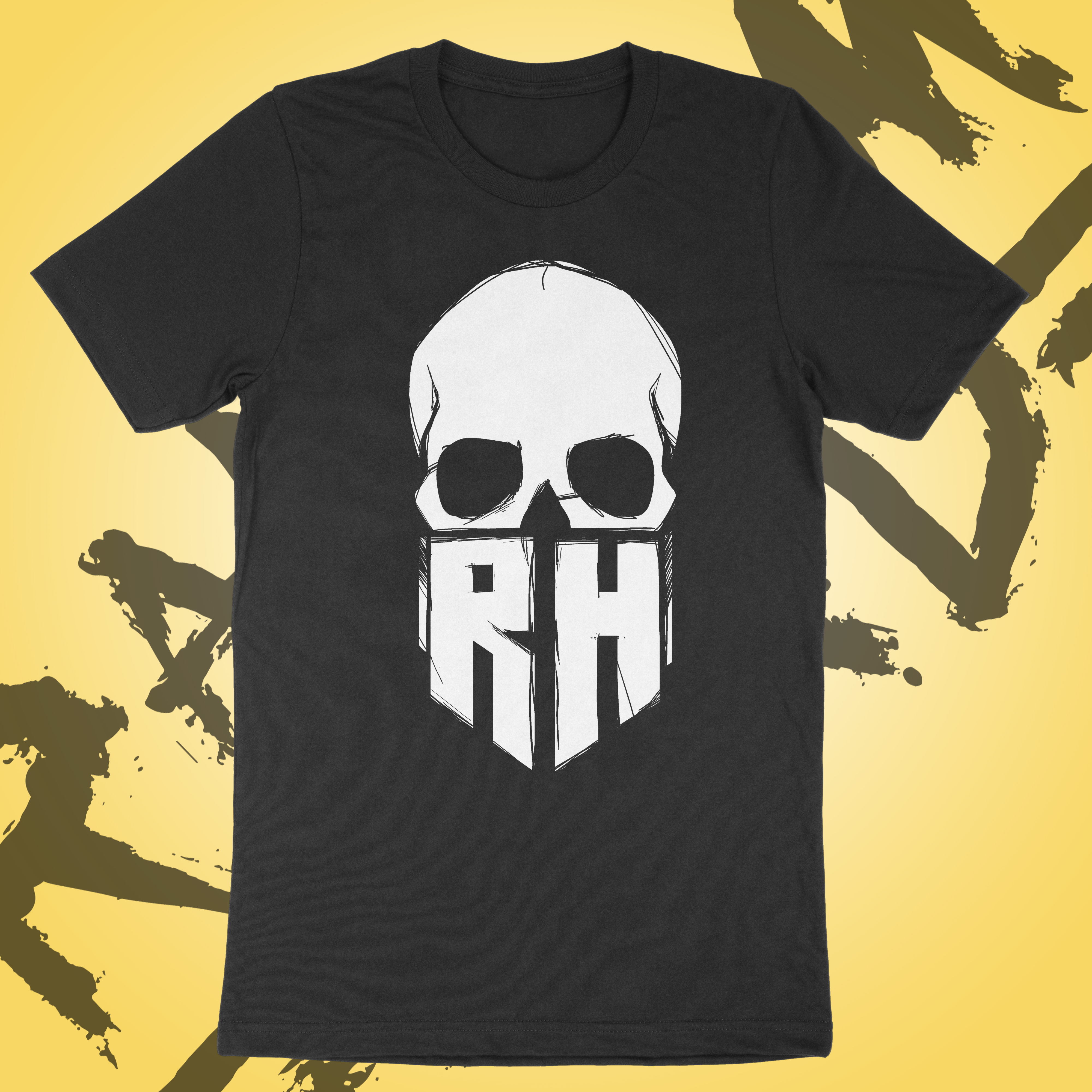 RH Skull – Black T-shirt