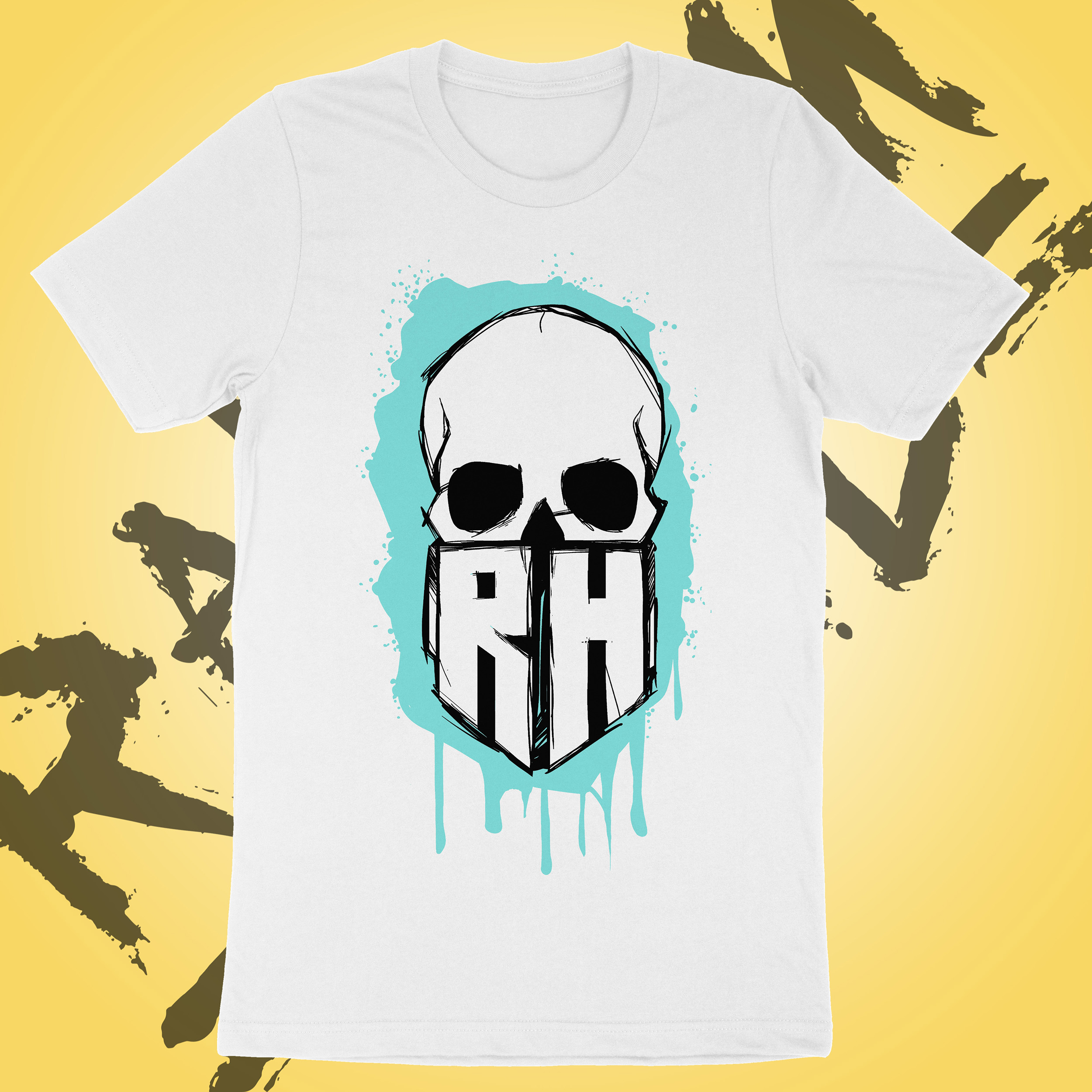 RH Skull – White T-shirt
